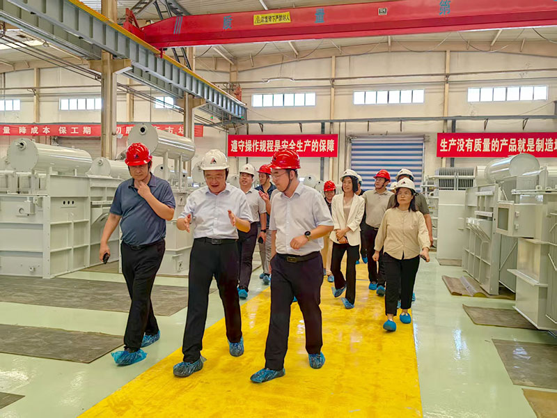 Zhoupengfei, head of Taishan District, visited the company for investigation and guidance